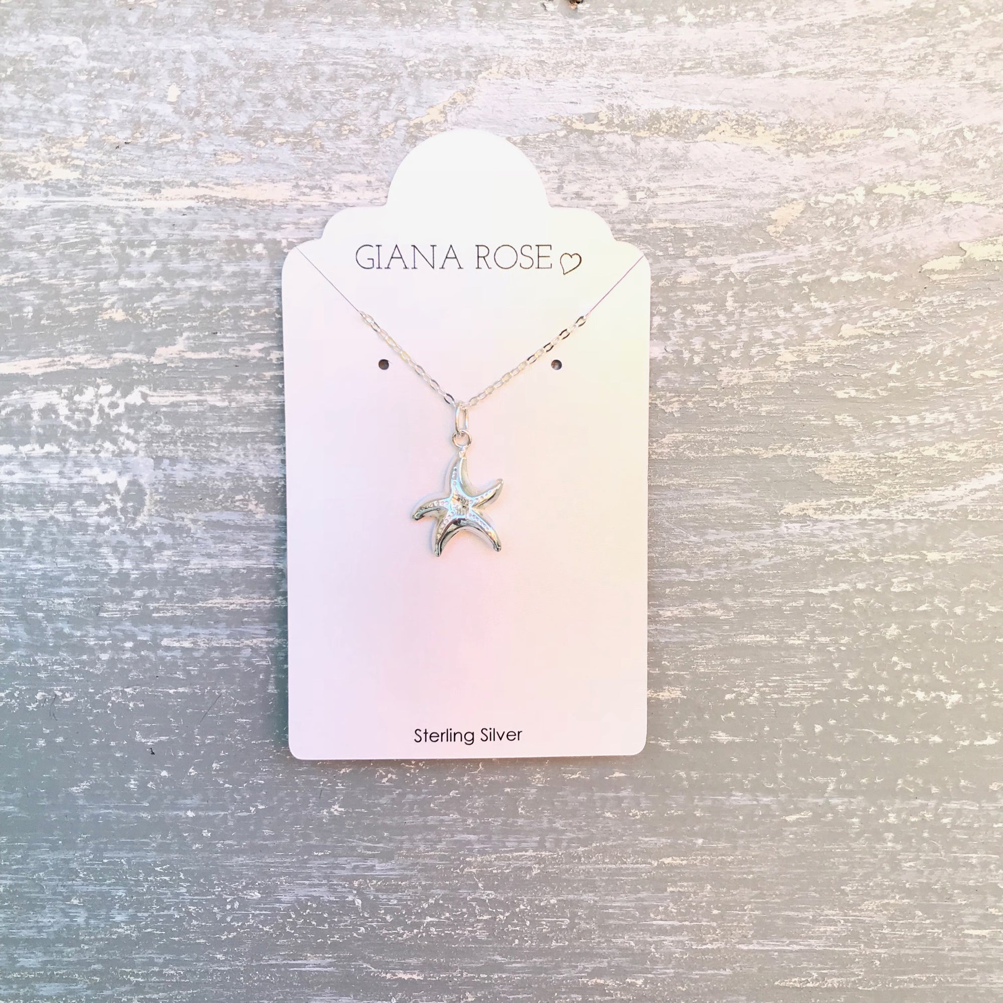 Starfish Necklace in Sterling Silver 925 – Atlantis Jewellery
